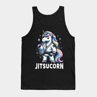 Jiu Jitsu Unicorn Jitsucorn Funny Jiu Jitsu Tank Top